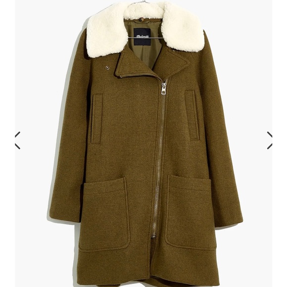 LAST CHANCE!!! Madewell Eldridge Wool Blend Coat - Picture 4 of 7
